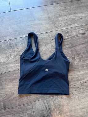 lululemon align tank navy size 0 athletic casual